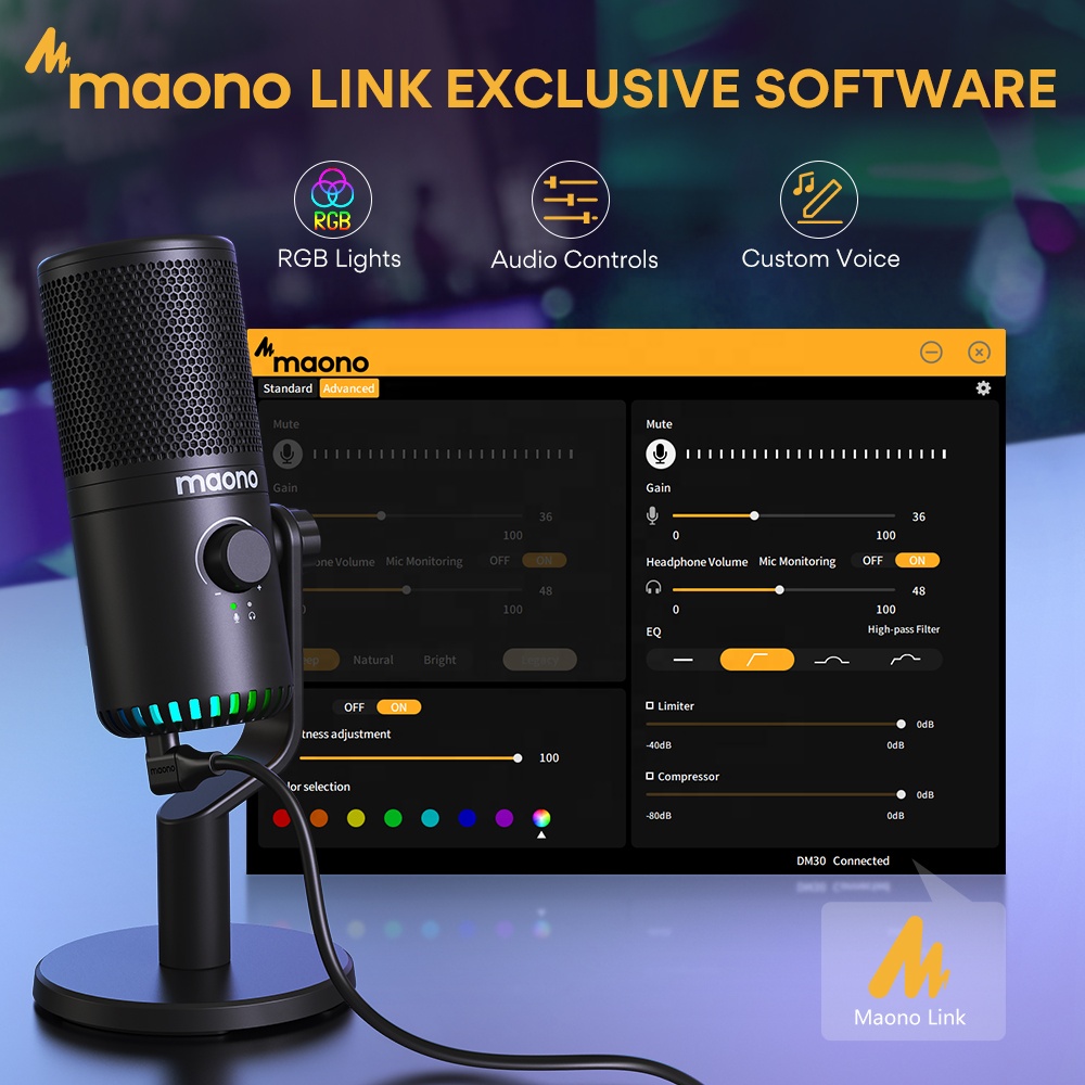 MAONO PC Programmable RGB Gami - đánh giá và giá Pc Gaming Youtubers