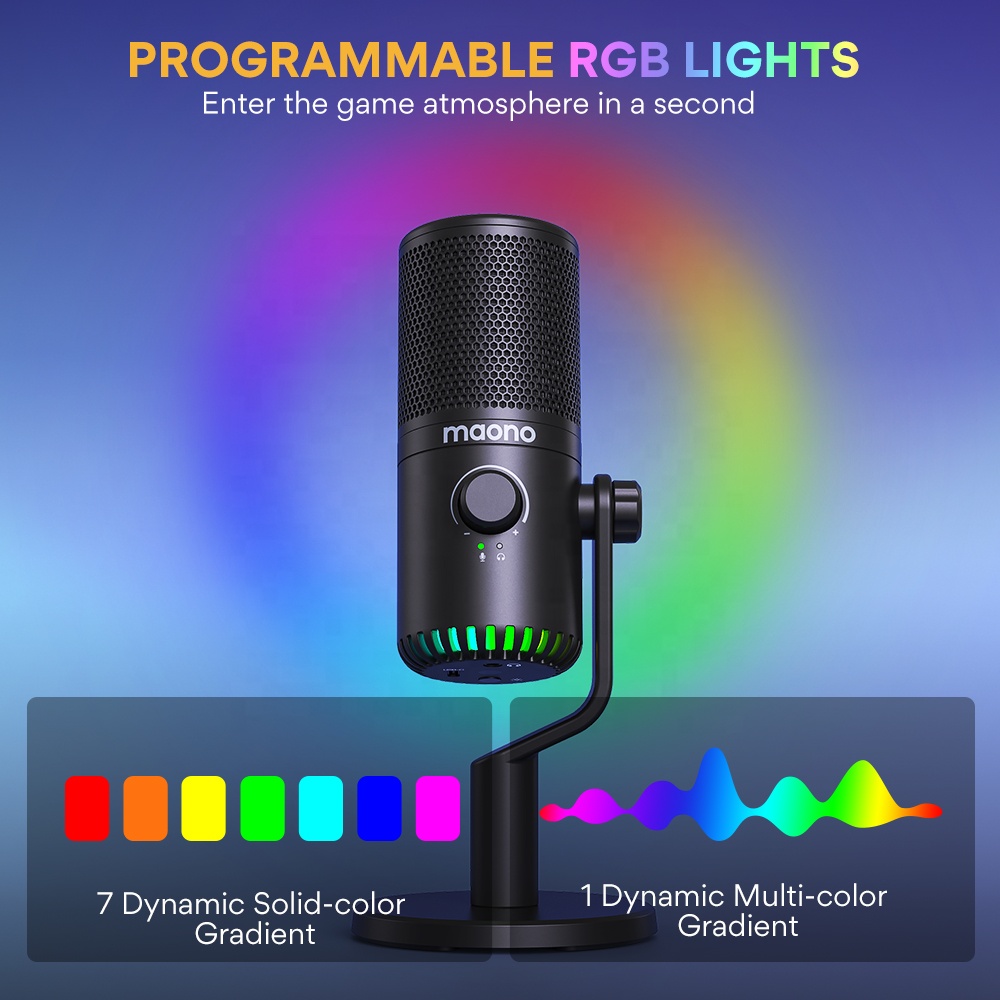 MAONO PC Programmable RGB Gami - đánh giá và giá Pc Gaming Youtubers