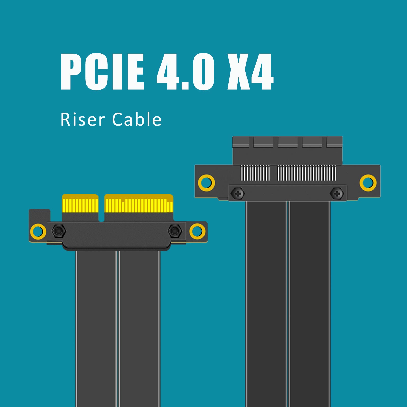 PCIe 4.0 X4 Riser Cable, 180 D - đánh giá và giá Pcie Riser Cable