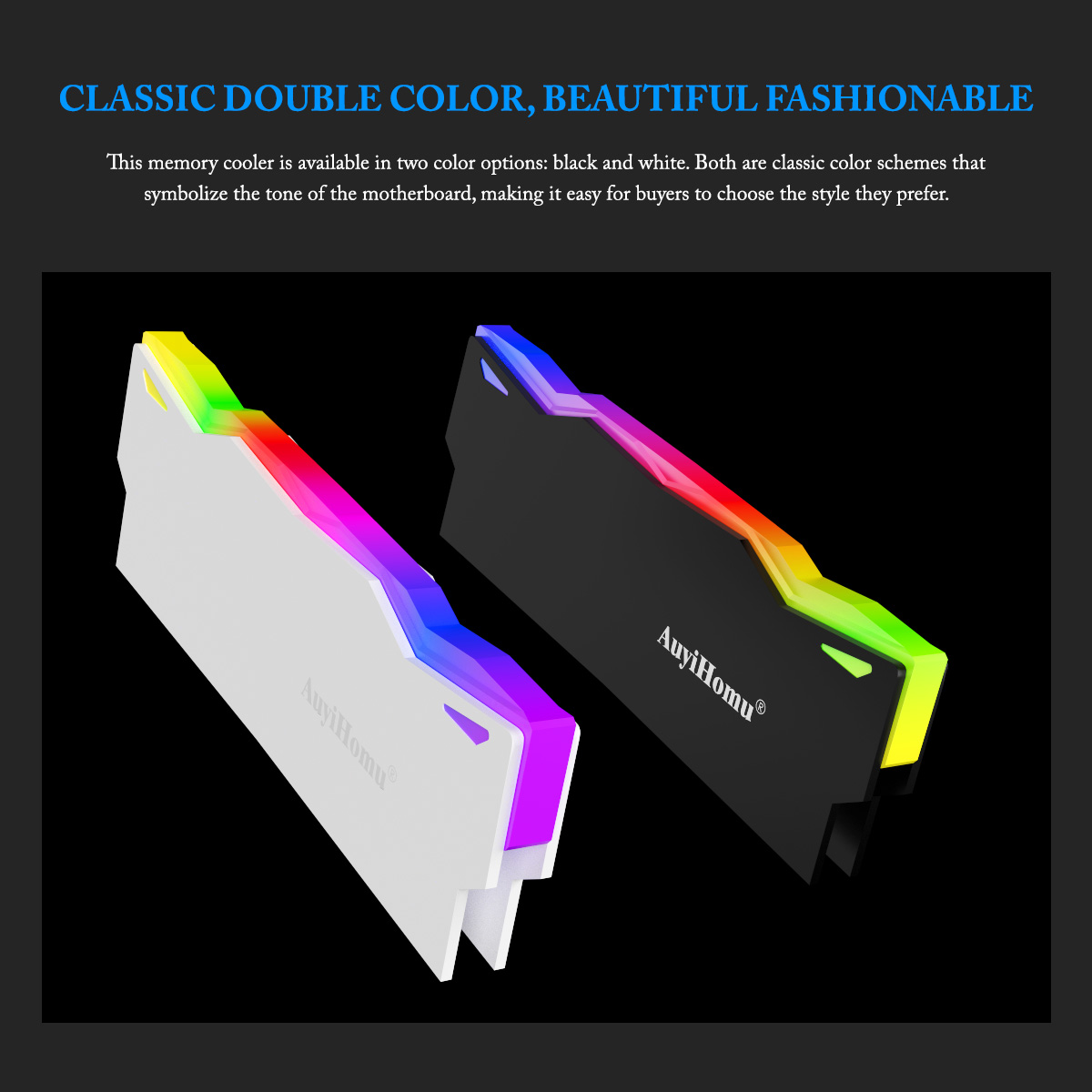 AuyiHomu RGB Heatsink, 5V 3Pin - đánh giá và giá Pc Gaming Ddr5